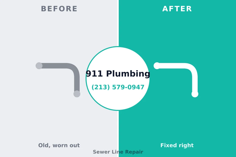 Before and after: plumbing company Holualoa, HI